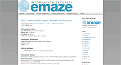 Desktop Screenshot of blog.emaze.net